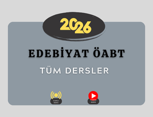 2026-EDEBİYAT ÖABT TÜM DERSLER (Ekonomik Paket) (Kitapsız)