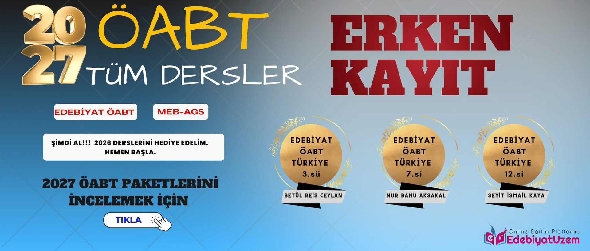 2027-ERKEN KAYIT
